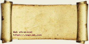 Jesenka Đenadić vizit kartica